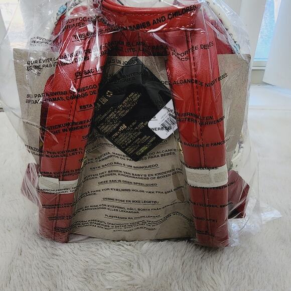 NEW Loungefly Disney Snow White 7 Dwarfs Tattoo Exclusive Mini Backpack - Picture 8 of 10